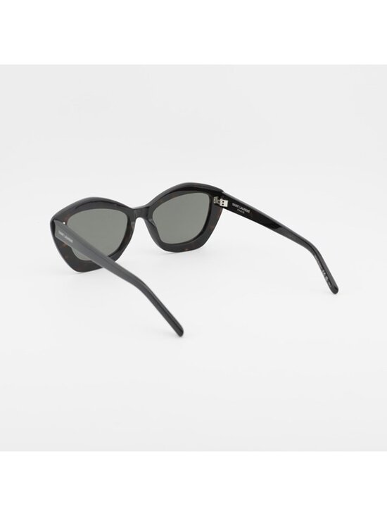Saint Laurent SL68 002 Sunglasses Havana Cat Eye Frame, Grey Lenses main image 6